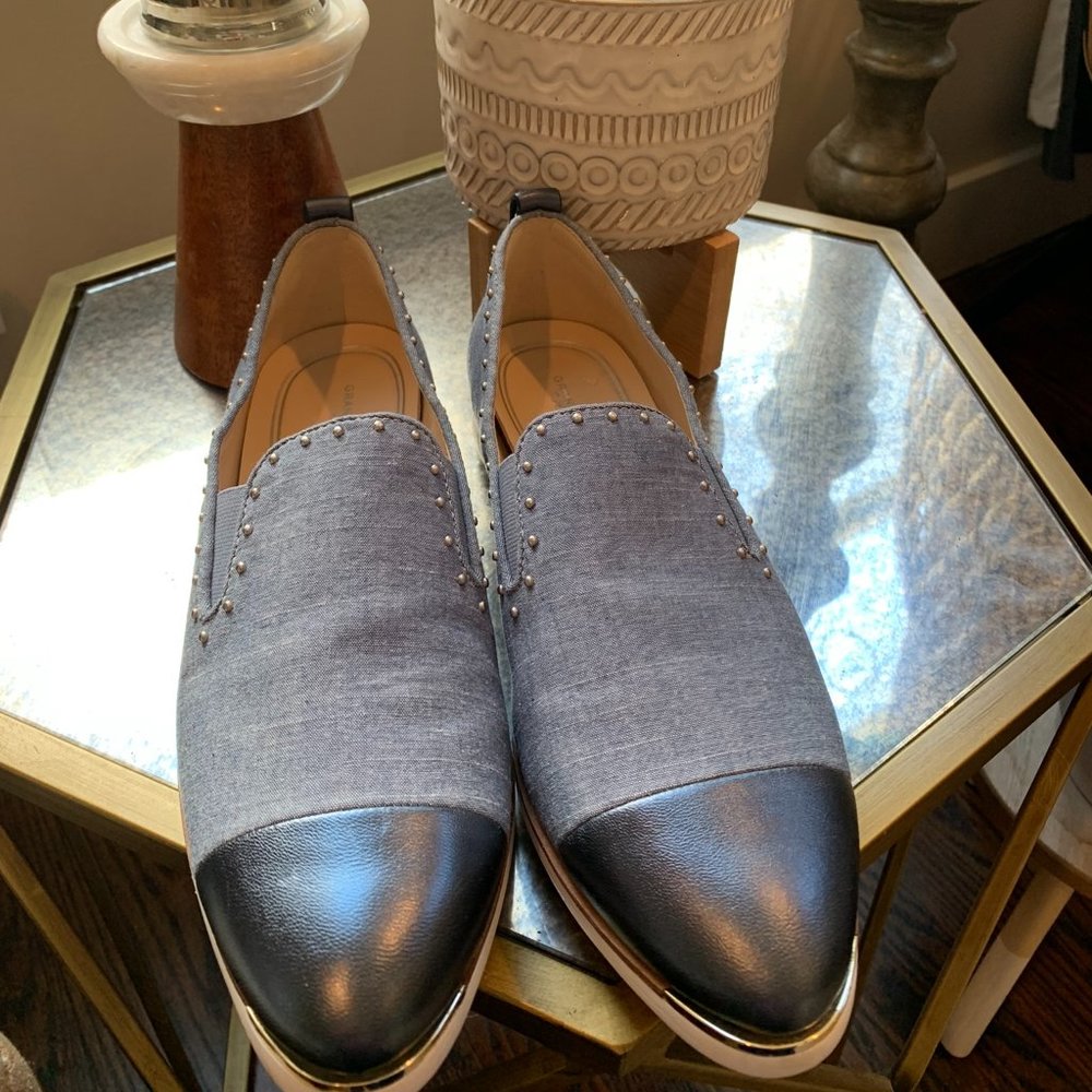 Cole Haan Grand Ambition Blue Loafers